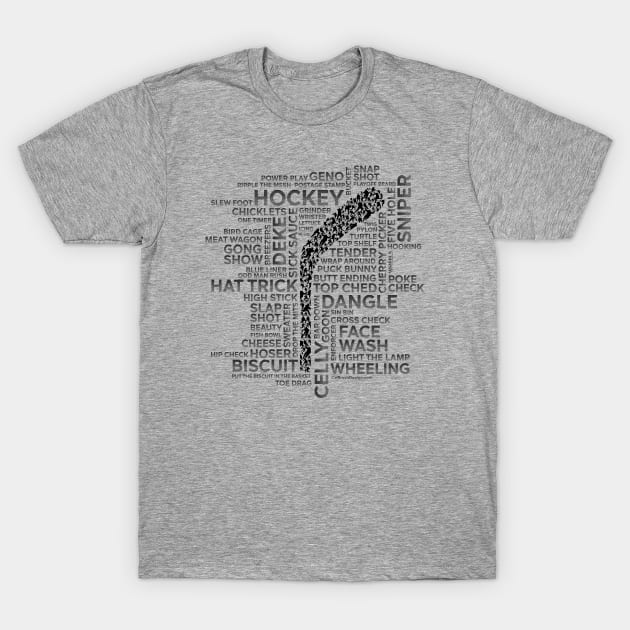 Hockey Players Stick & Slang Hockey Slang TShirt TeePublic